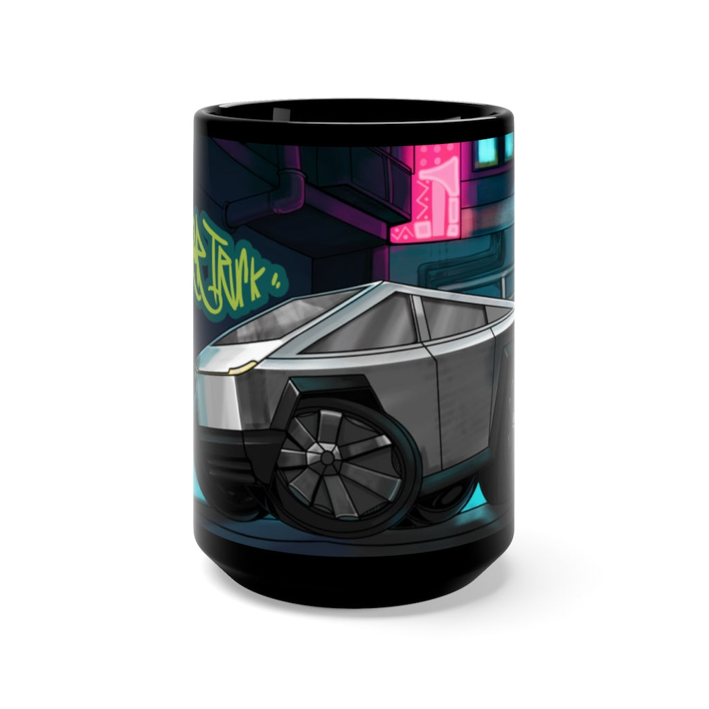 Tesla Cybertuck Minimalistic Design Ceramic Mugs Coffee Cups Milk Tea Mug  Elon Cyber Truck Cybertruck Tesla Musk Tesla - AliExpress