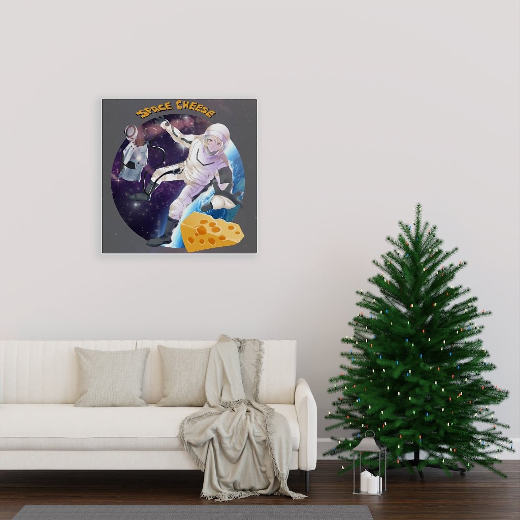 Space Cheese Canvas Wraps