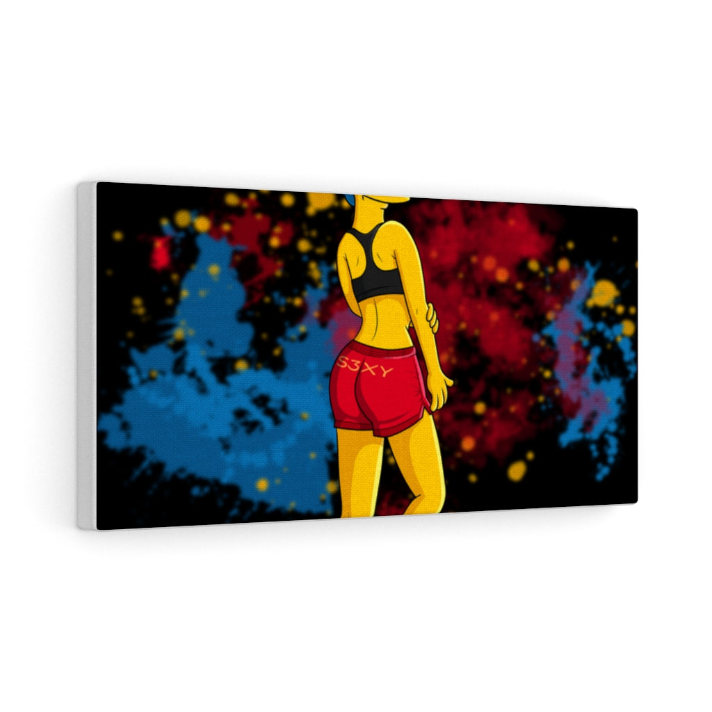 S3XY Short Shorts Canvas Wraps