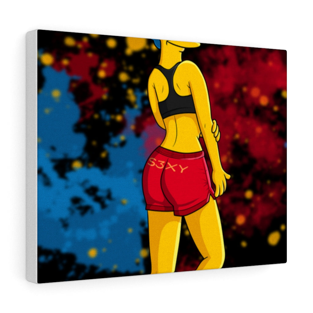 S3XY Short Shorts Canvas Wraps