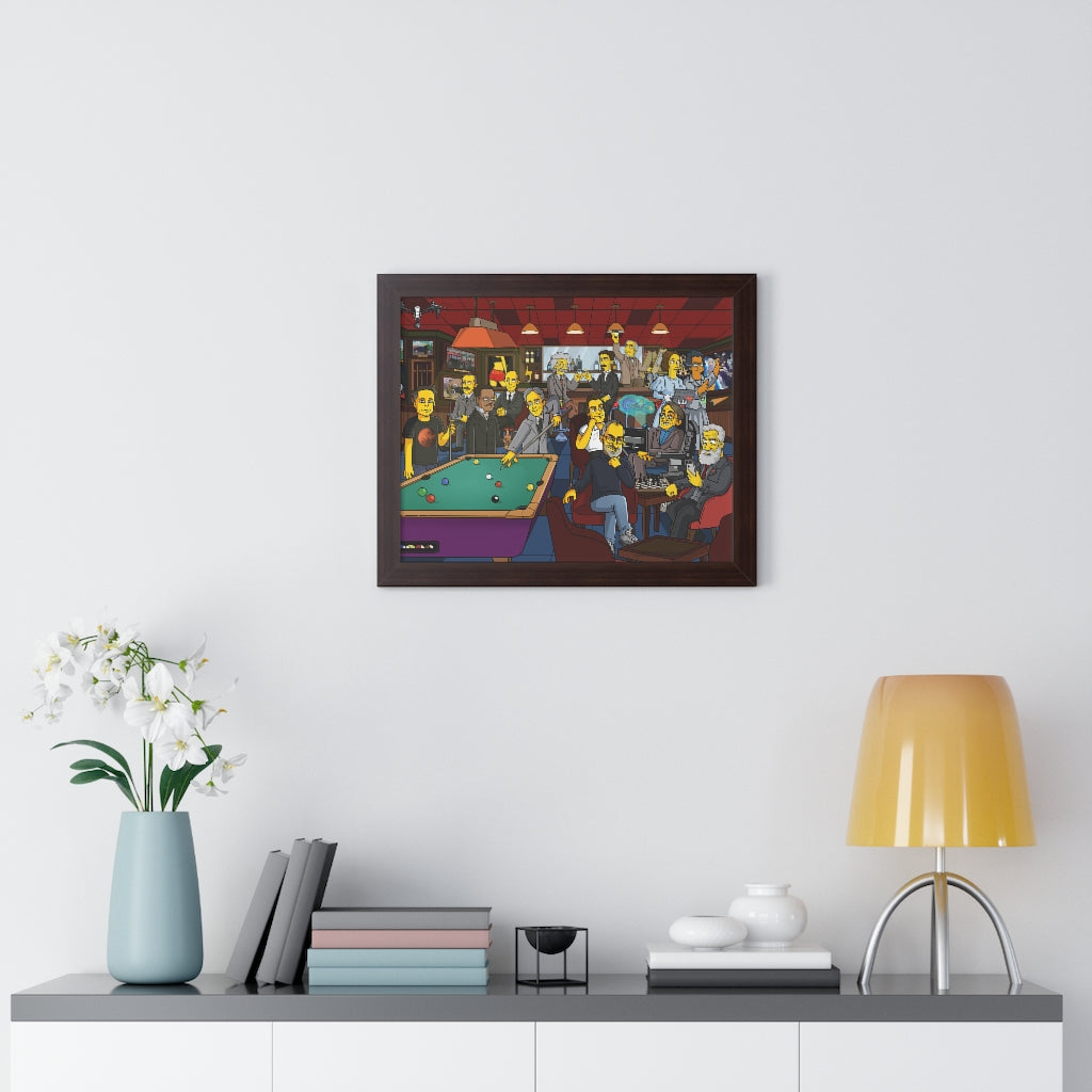 321 Bar Framed Horizontal Poster