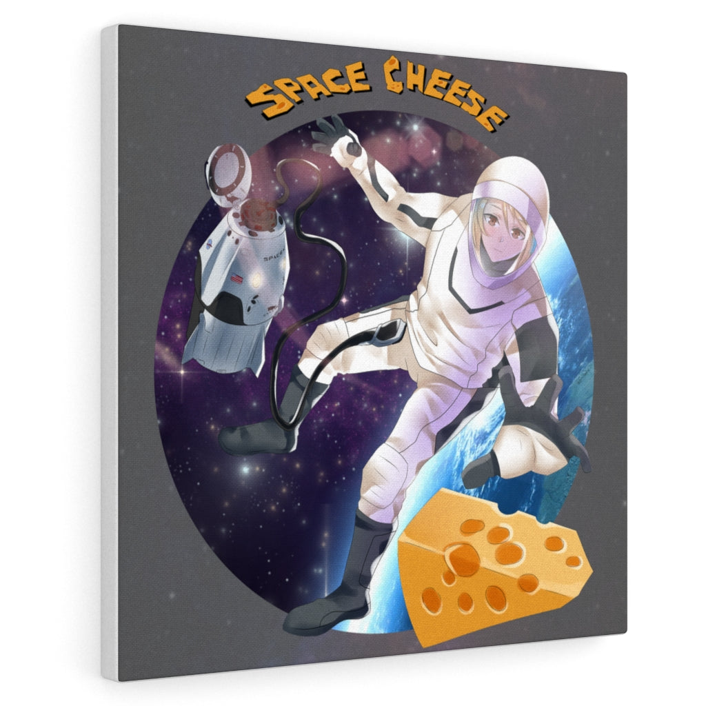 Space Cheese Canvas Wraps