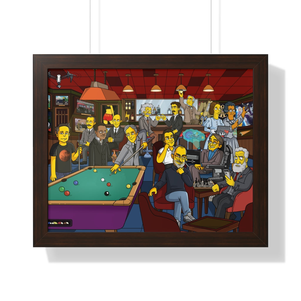 321 Bar Framed Horizontal Poster