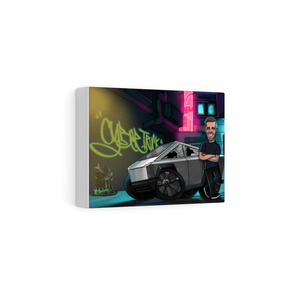 Cyberpunk Cybertruck (Busted Windows) Canvas Wraps