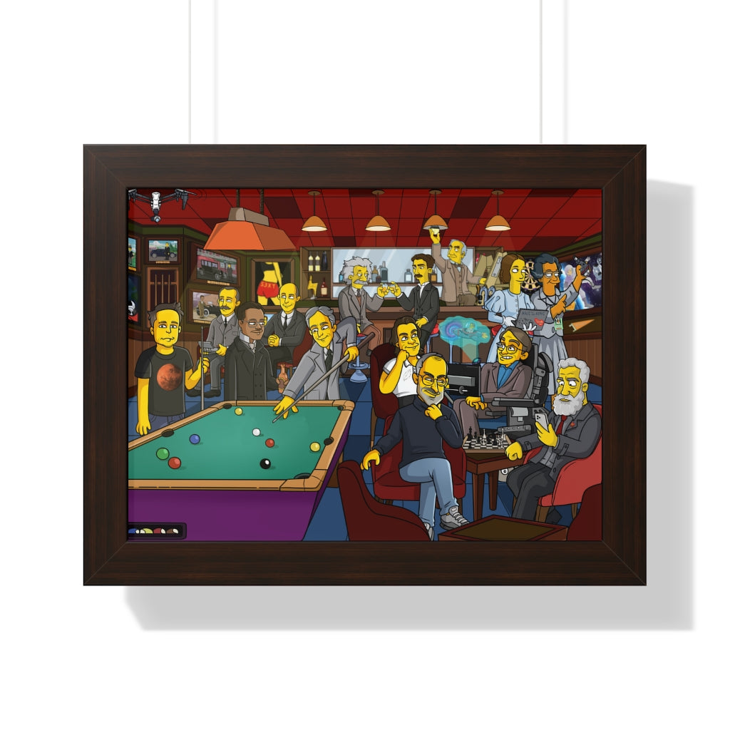 321 Bar Framed Horizontal Poster