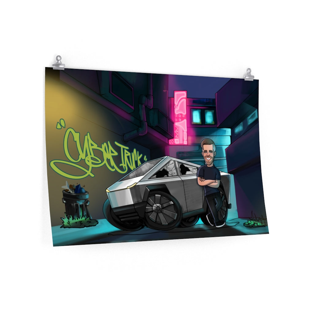 Cybertruck Poster (Broken Windows)