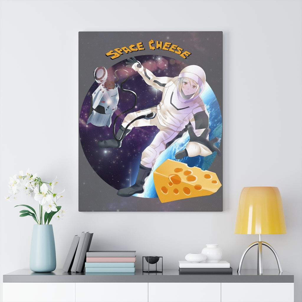 Space Cheese Canvas Wraps