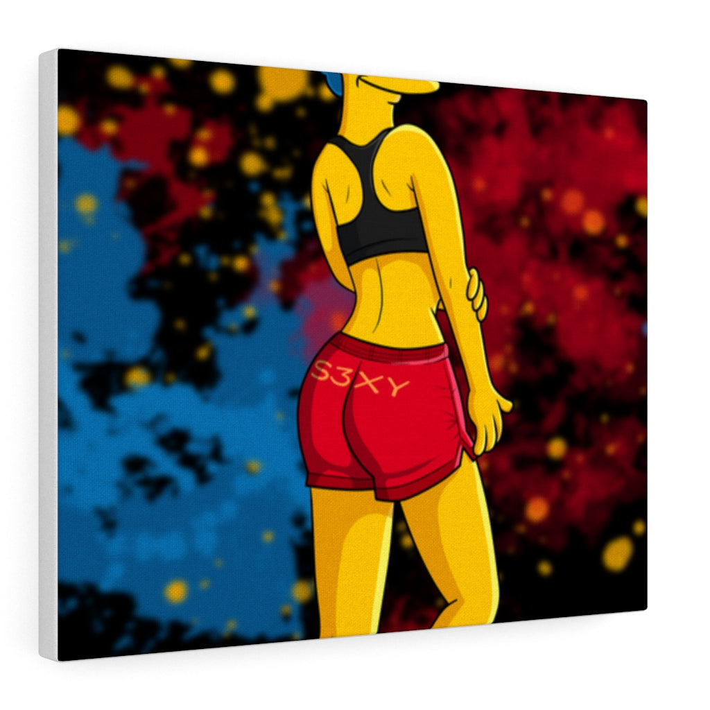 S3XY Short Shorts Canvas Wraps