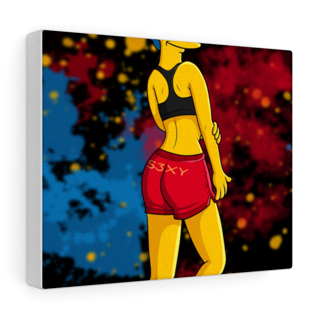 S3XY Short Shorts Canvas Wraps