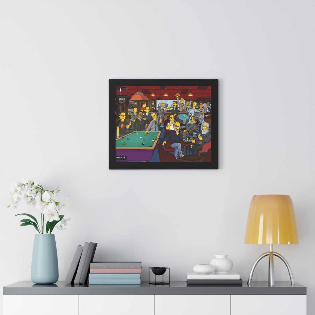 321 Bar Framed Horizontal Poster