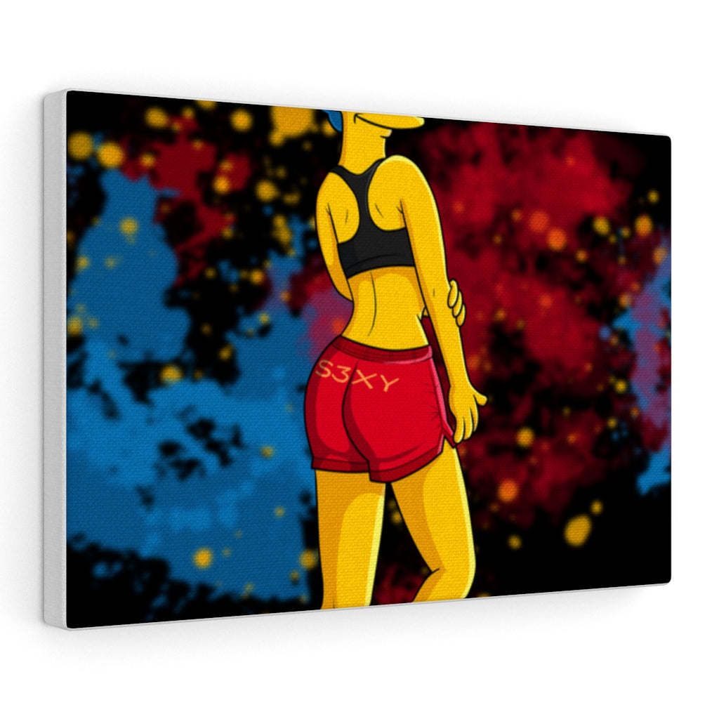 S3XY Short Shorts Canvas Wraps