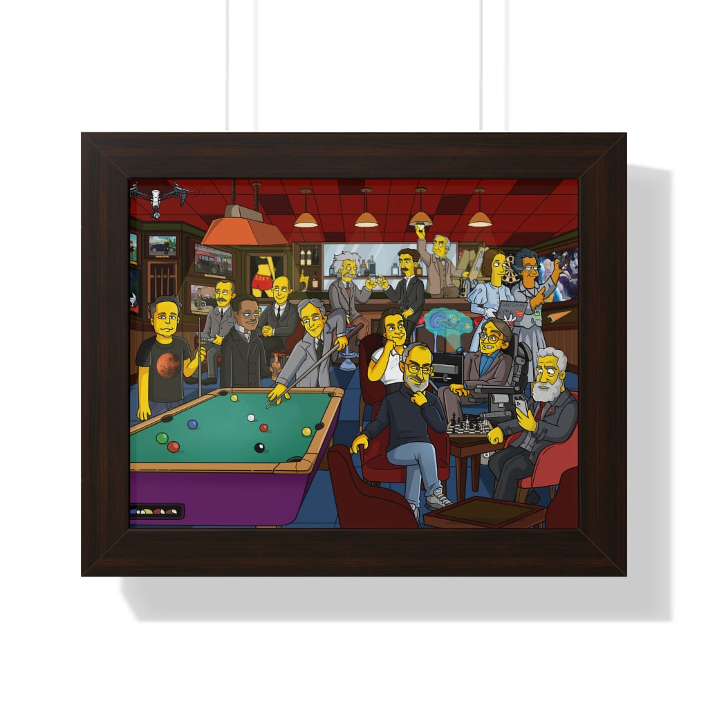 321 Bar Framed Horizontal Poster