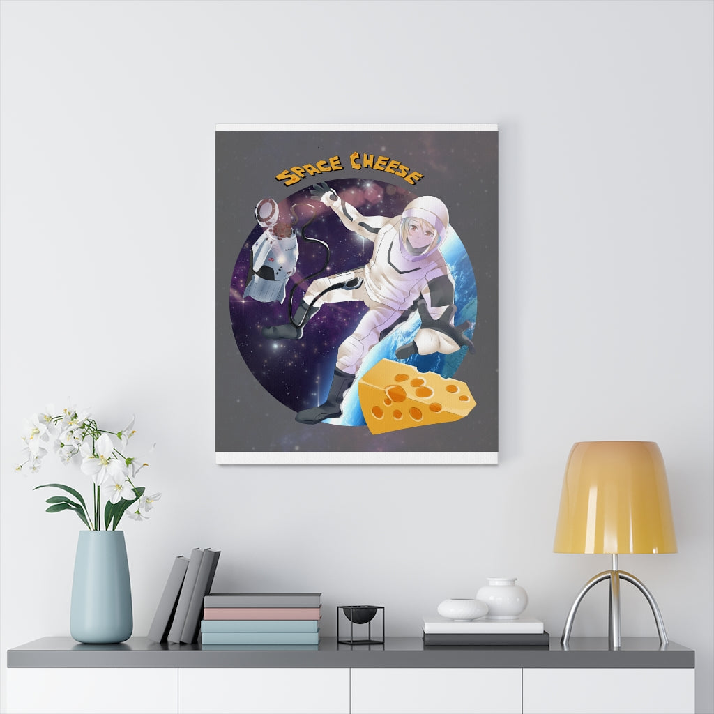 Space Cheese Canvas Wraps